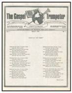 first issue of The Gospel Trumpeter, published by the Church of God, God's Acres
